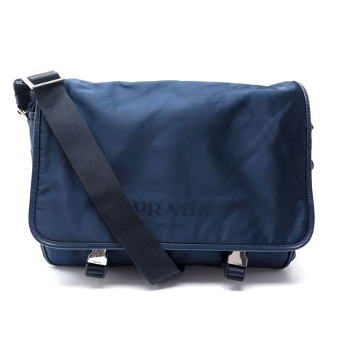 sacoche prada bleu|sac prada.